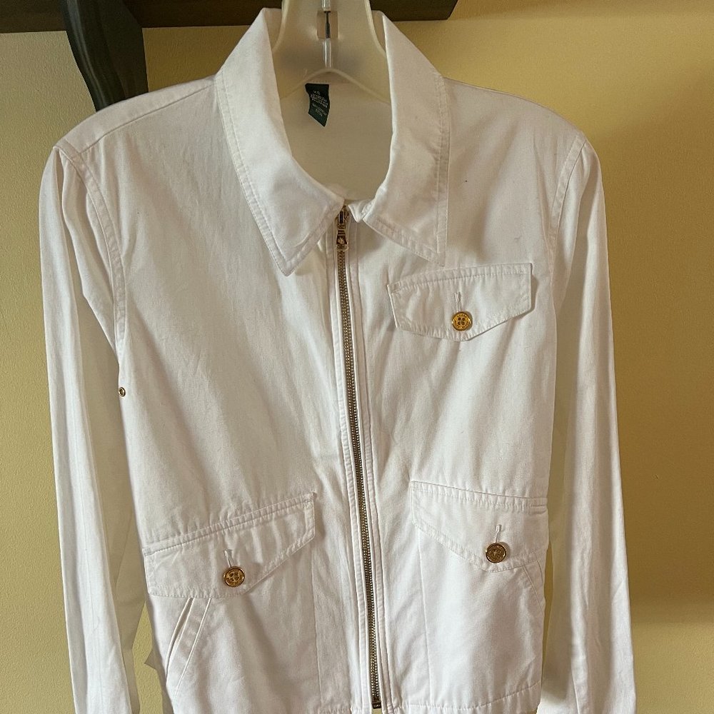 Lauren White Jean Look Jacket